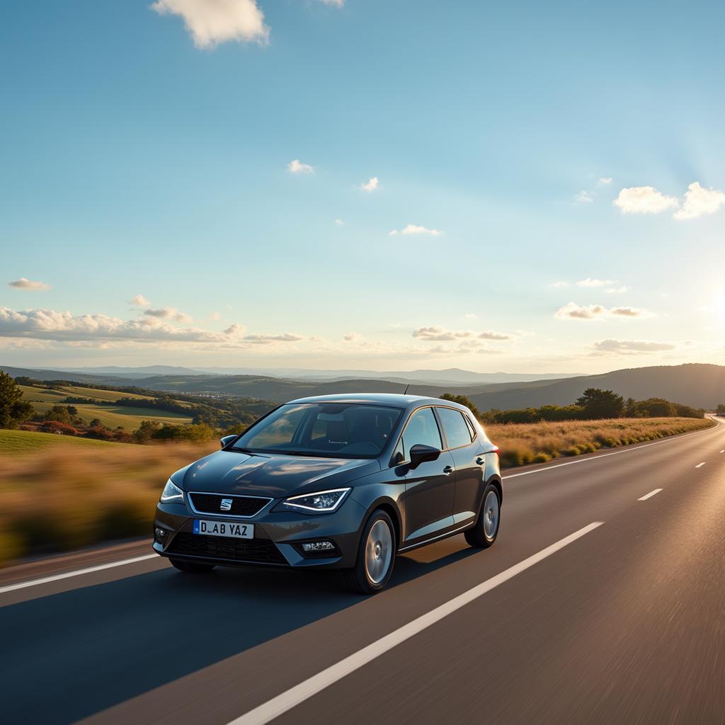 SEAT Ibiza Driving on Open Road