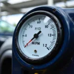 Pressure Gauge at a Self Service Car Wash