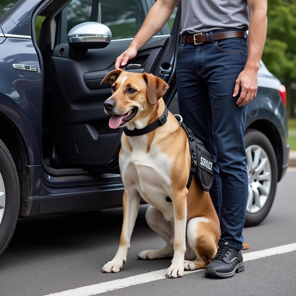 Service Dog and Handler