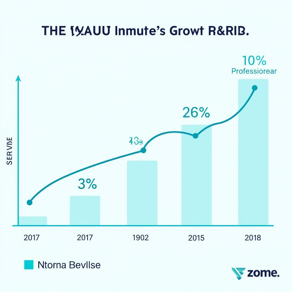 Graph showcasing service management career growth