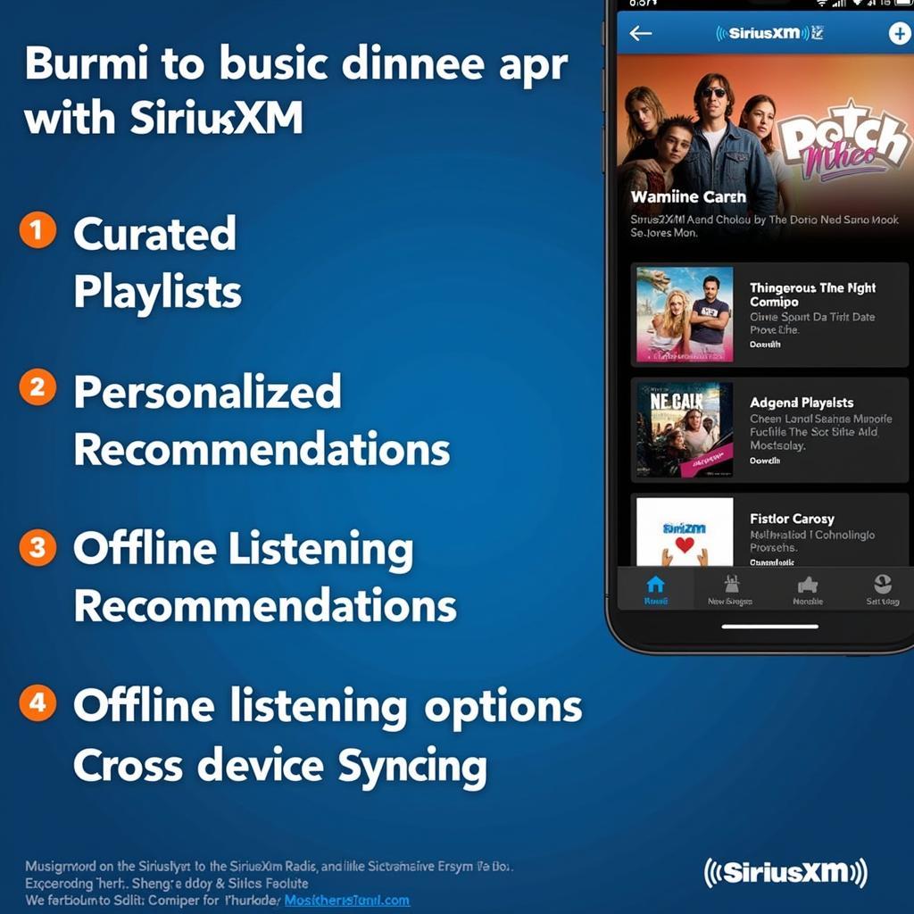 SiriusXM App Interface