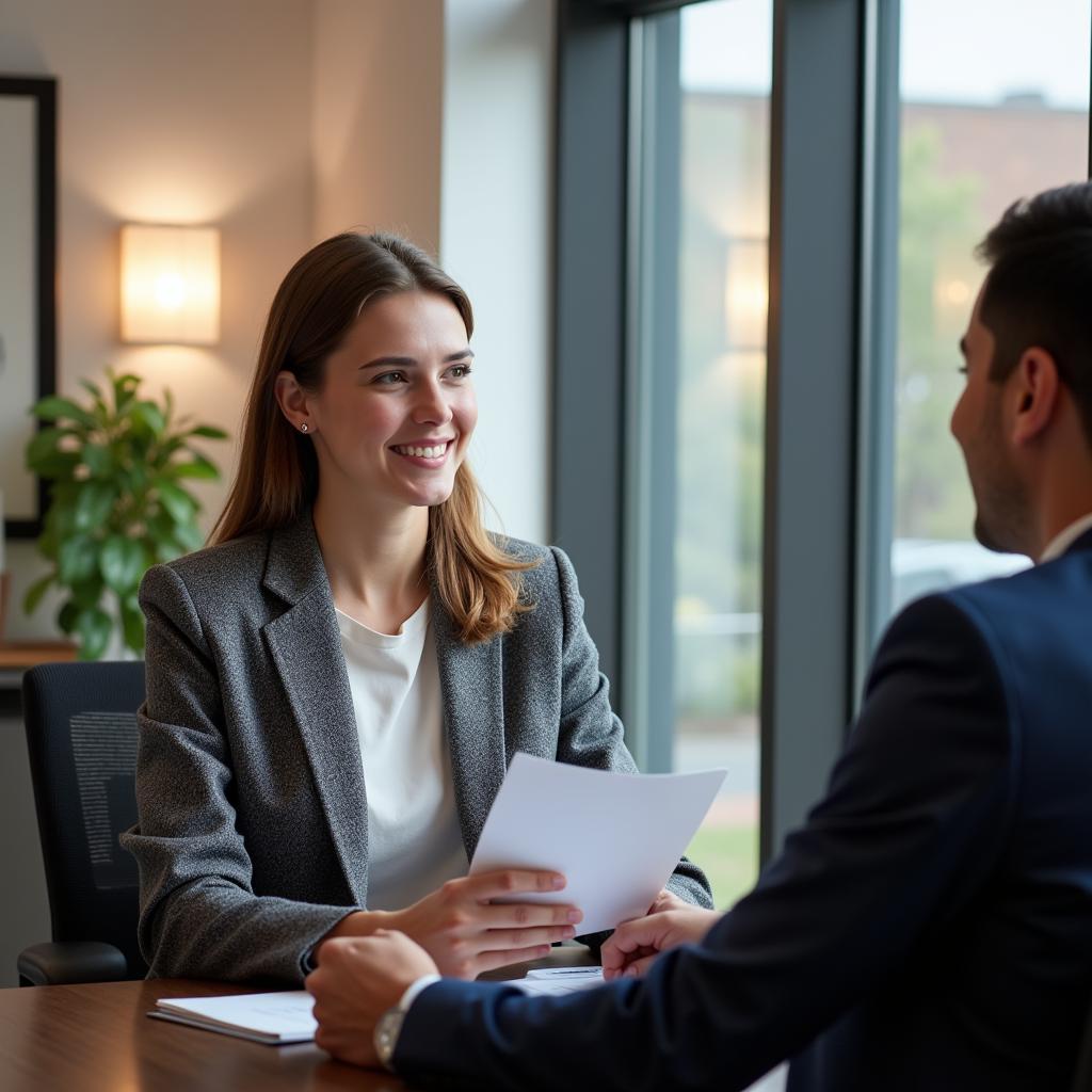 Southeastern Institute Student in a Job Interview