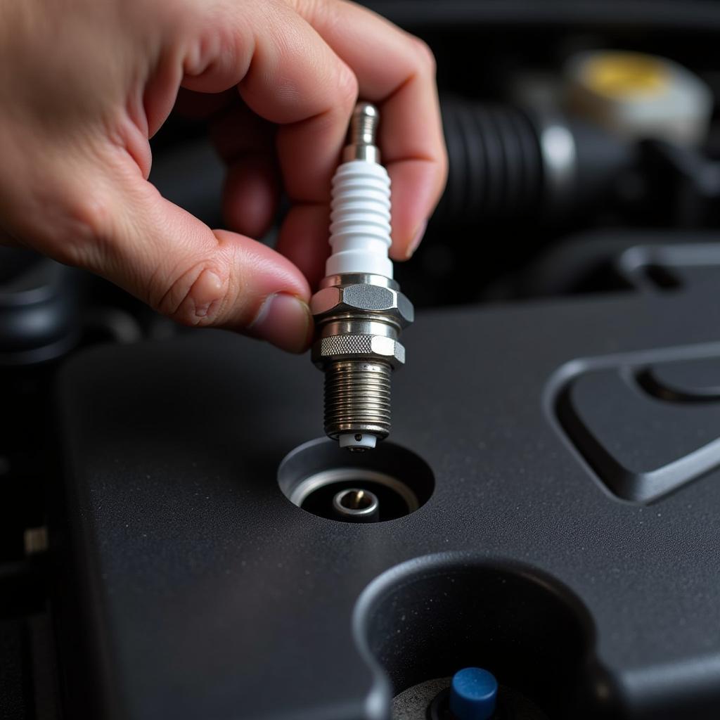 Car Spark Plug Replacement