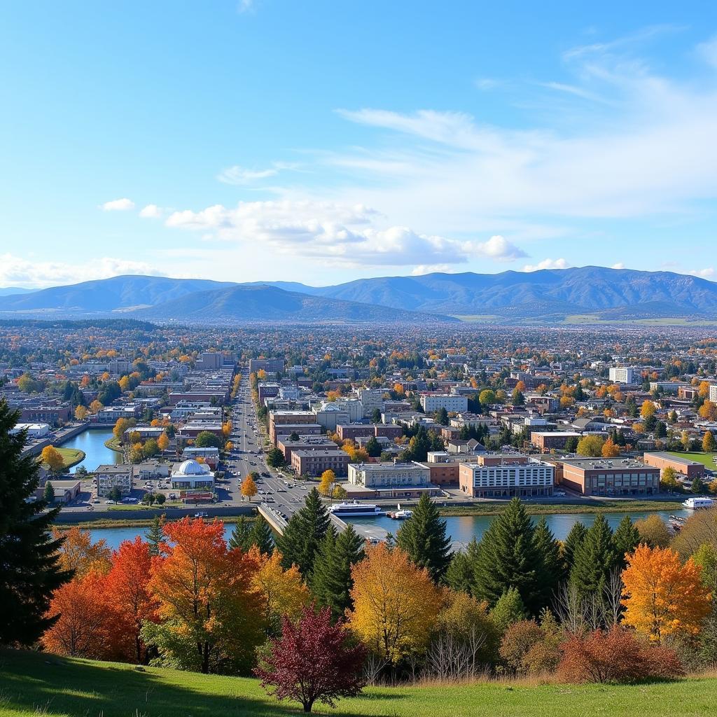 Spokane, Washington Cityscape