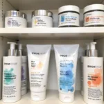 Stem Cell Skincare Products on Display