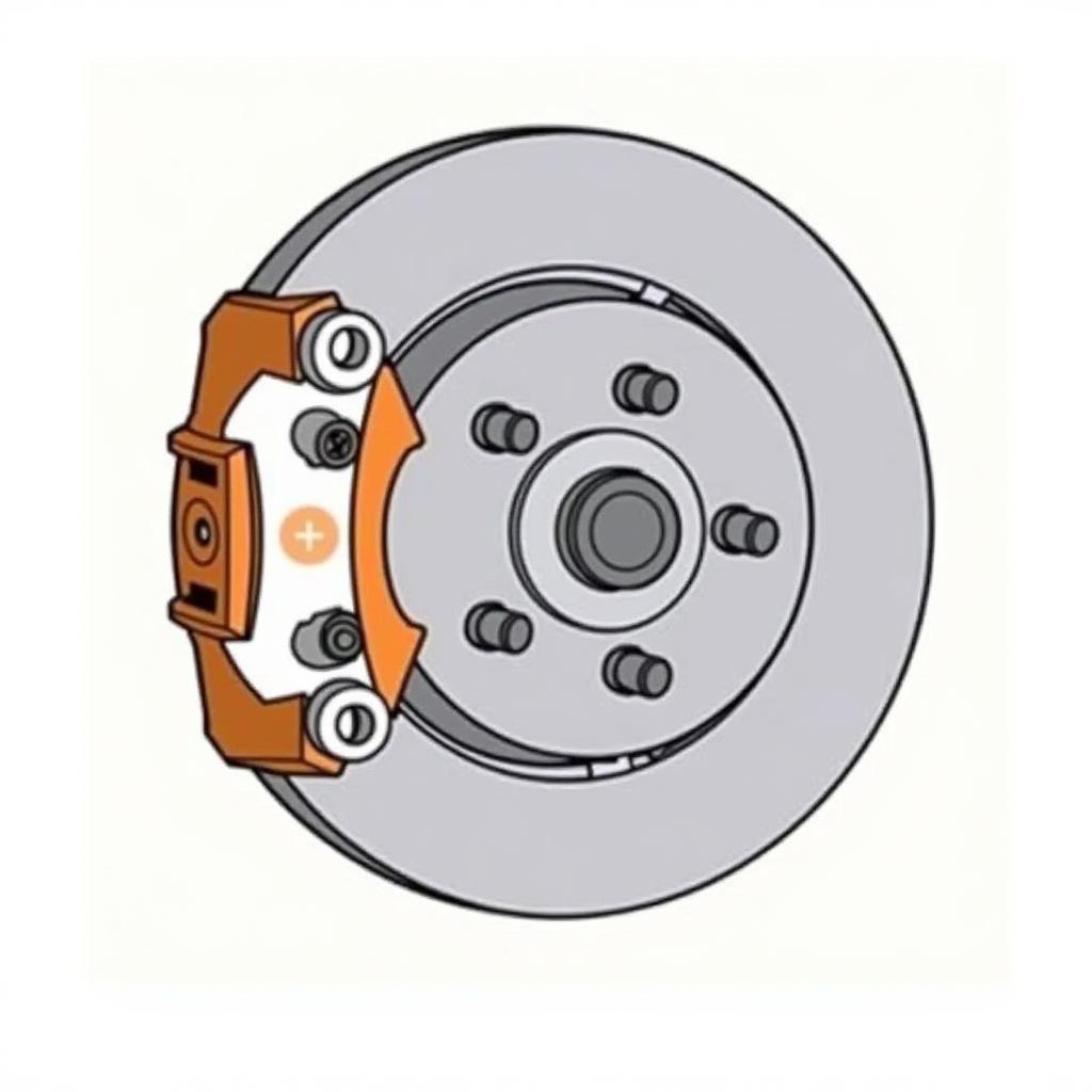 Stuck Brake Caliper Diagram