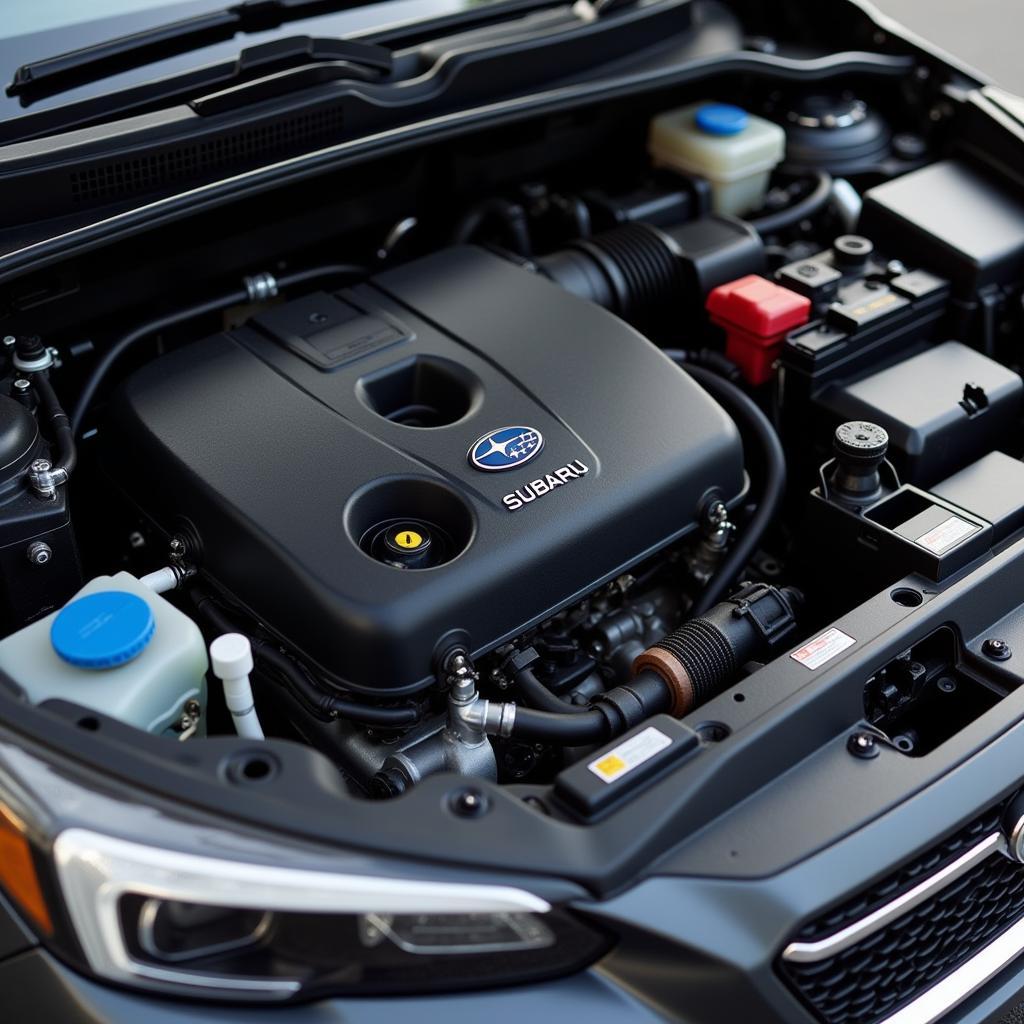 Subaru Crosstrek engine compartment