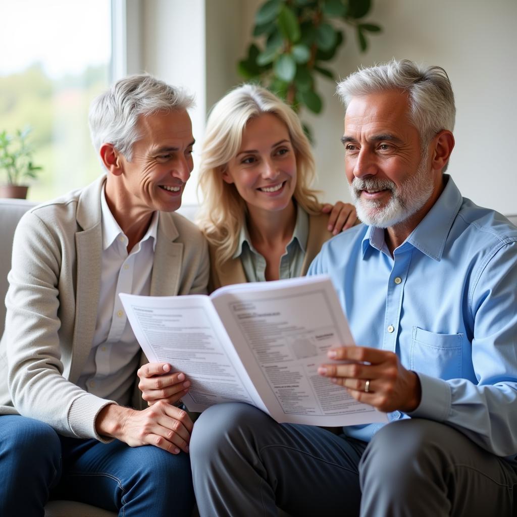 Senior Couple Discussing Medicare Options with an Advisor