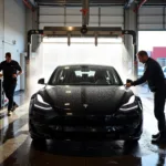 Tesla Service Center Car Wash