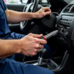 Tigard Car AC Repair in Progress