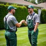 Tipping a Lawn Care Crew