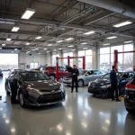 Toyota Dealership Service Bay