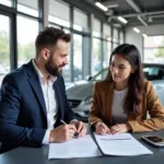 Negotiating at a Traditional Car Dealership