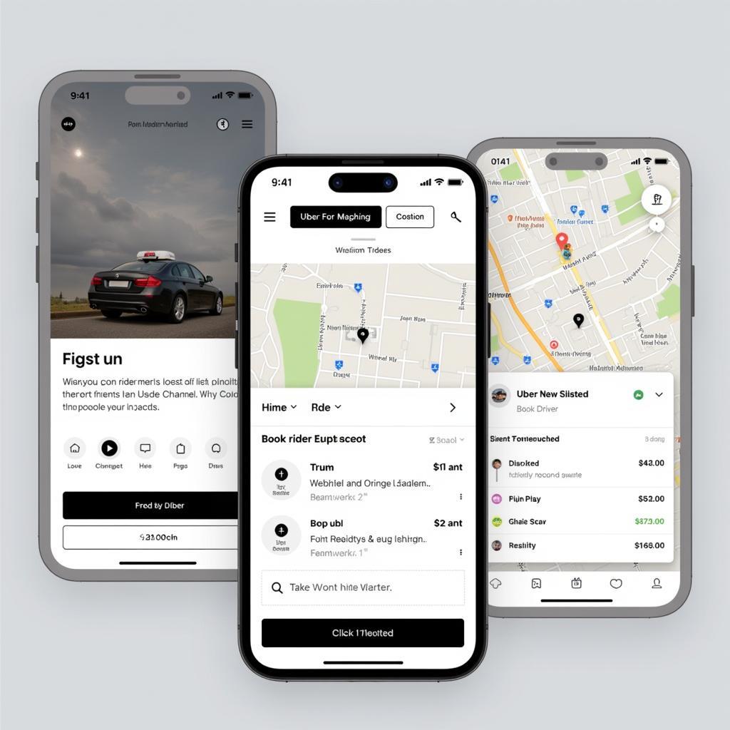 Uber App Interface