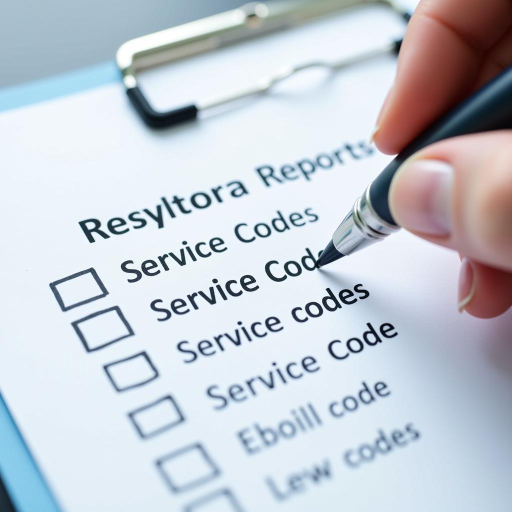 Understanding Service Codes