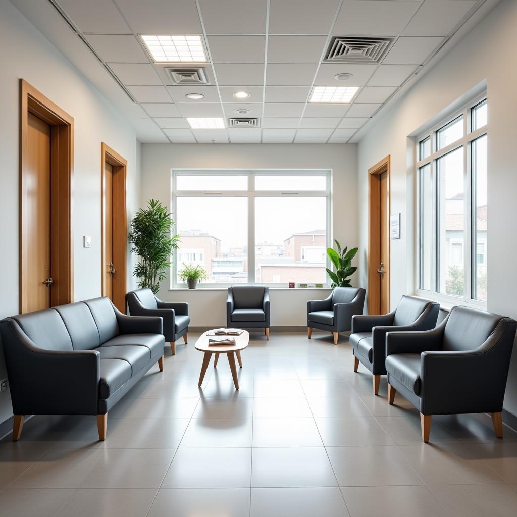 Waiting Room of a Modern Urgent Care Facility