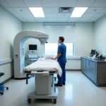 X-ray room in urgent care facility