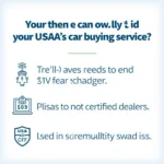 Benefits of USAA Car Buying Service