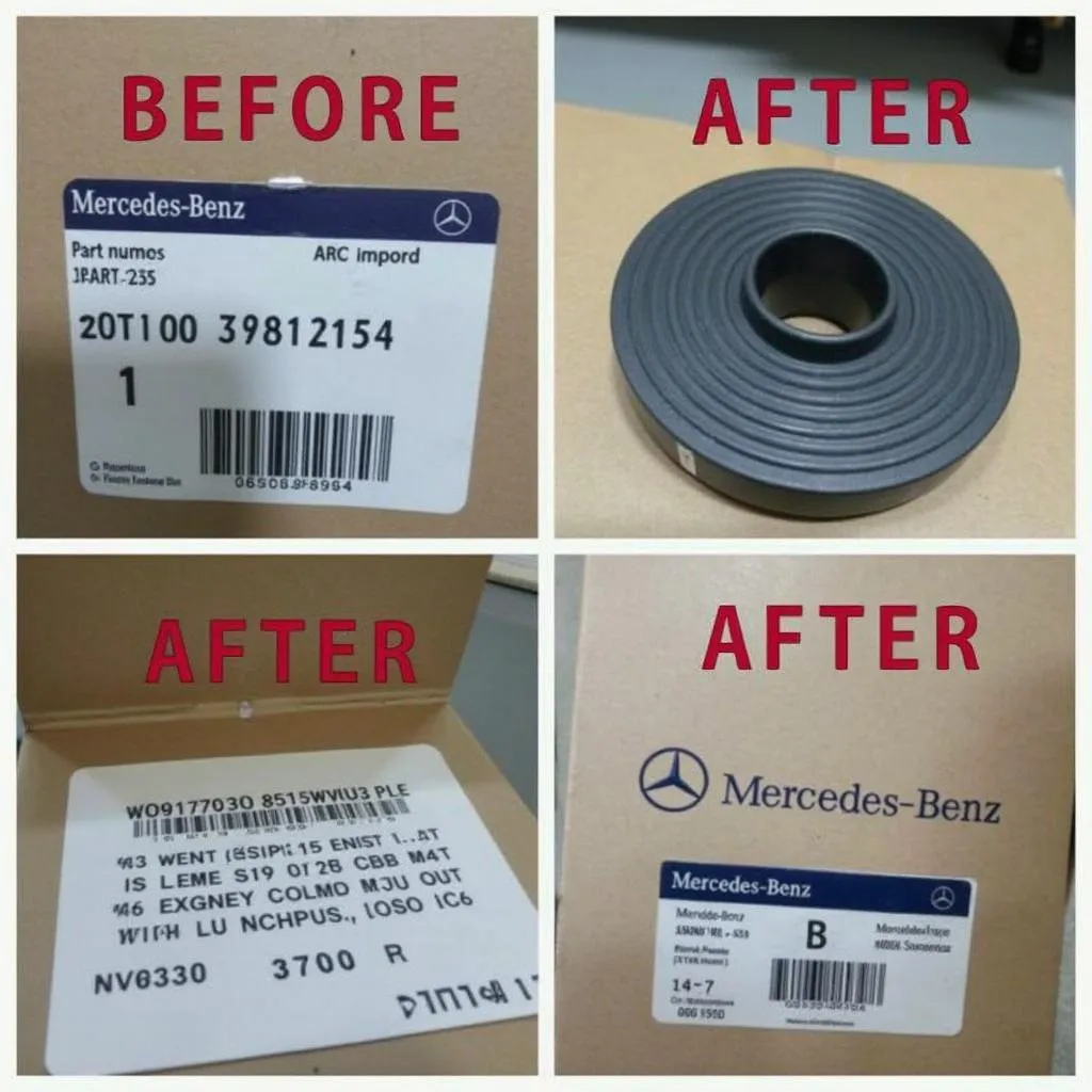 Authenticating Mercedes Parts