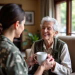 Veteran Widow Receiving Home Care