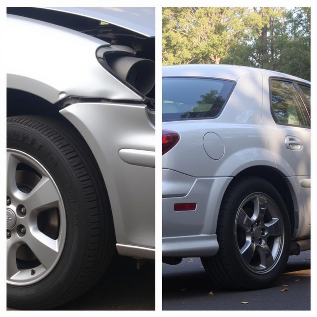 Car Collision Repair Before & After