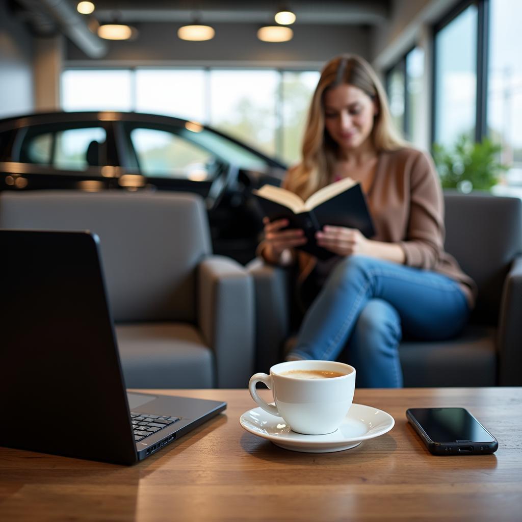 Essentials for Car Service Waiting Area