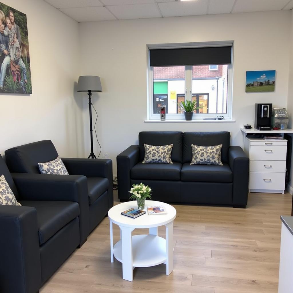 Customer Lounge at a Car Service Centre in Wrexham