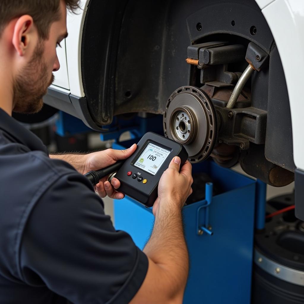 Fluid check during an 8 year car service