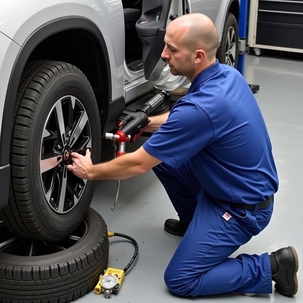 Tire Rotation at A & F Car Service