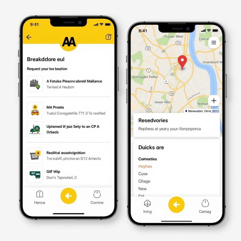 AA Mobile App Breakdown Reporting