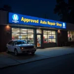 AAA Approved Auto Repair Shop Sign