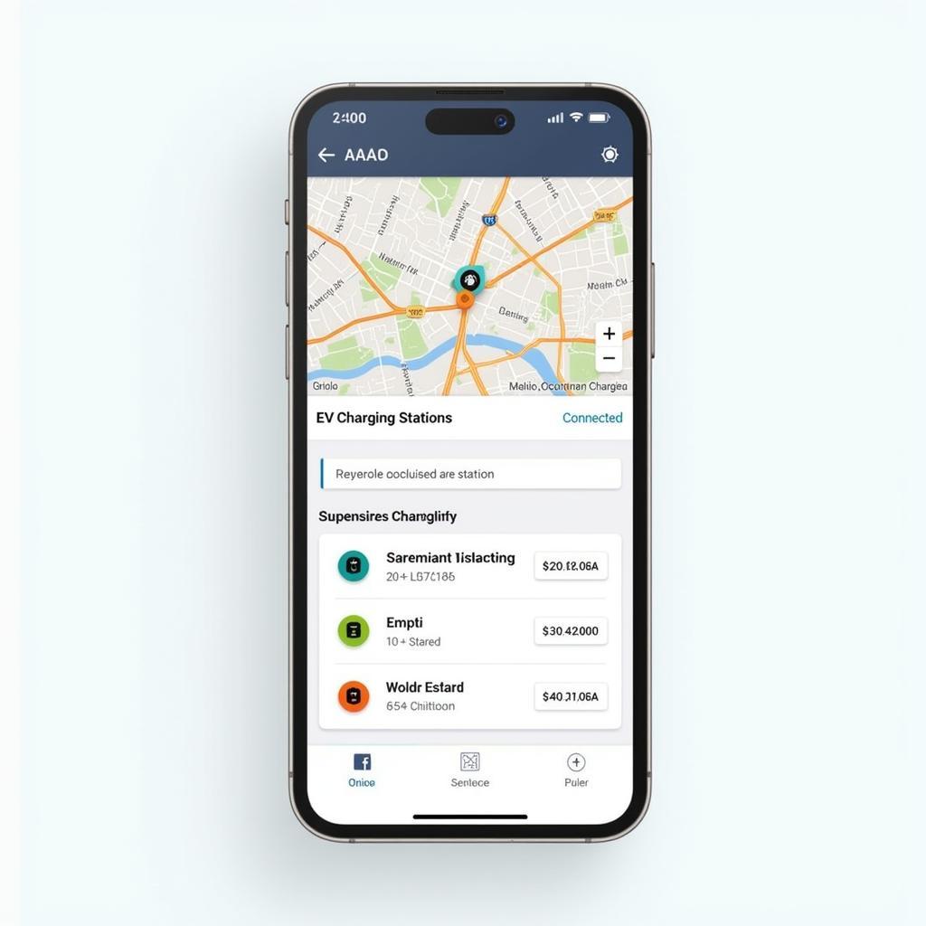 AAA EV Charging Station Locator App