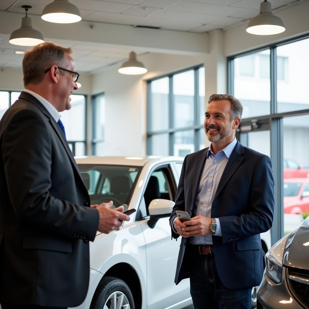 AARP Member at a Dealership