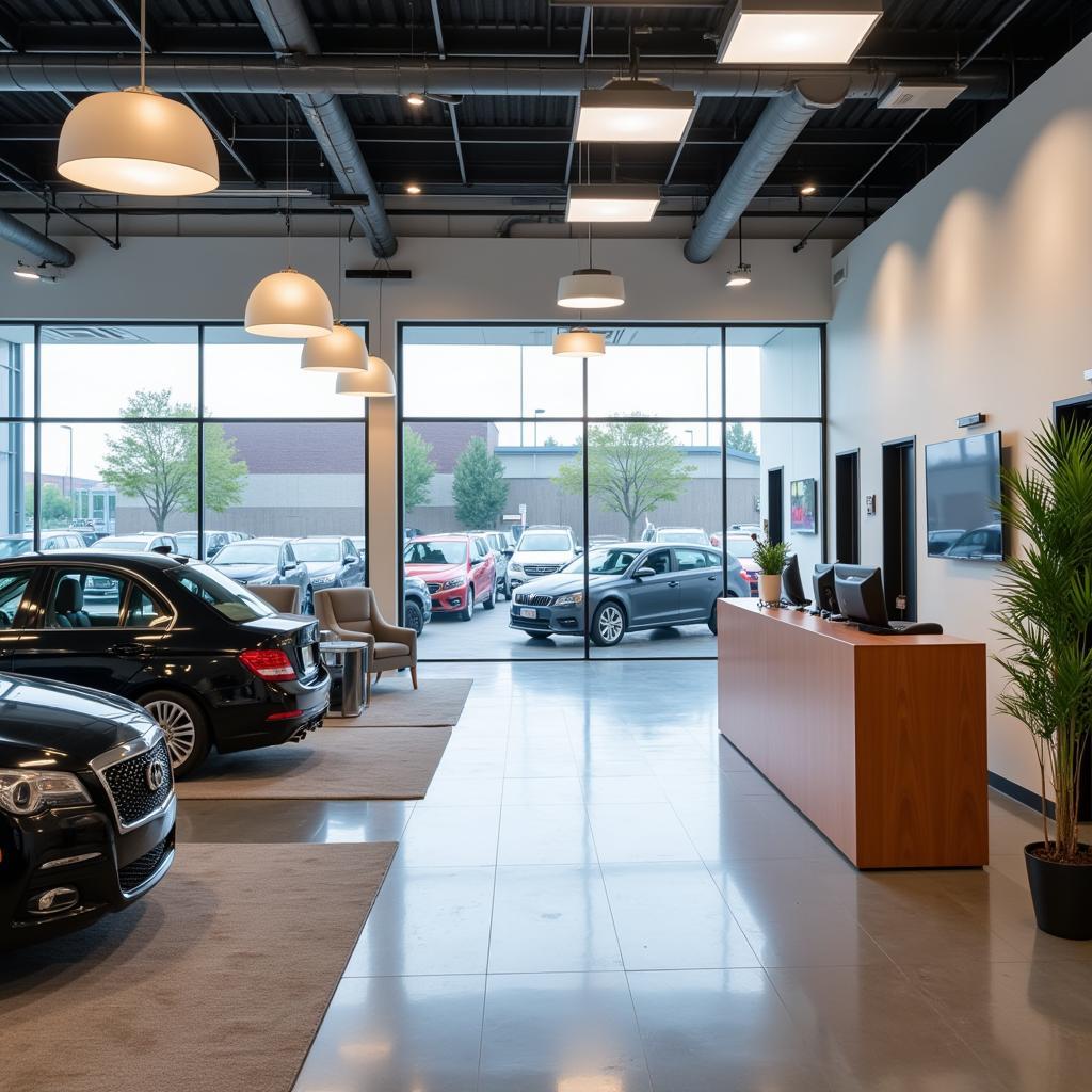 Modern Interior of an AHG Car Service Center in Perth