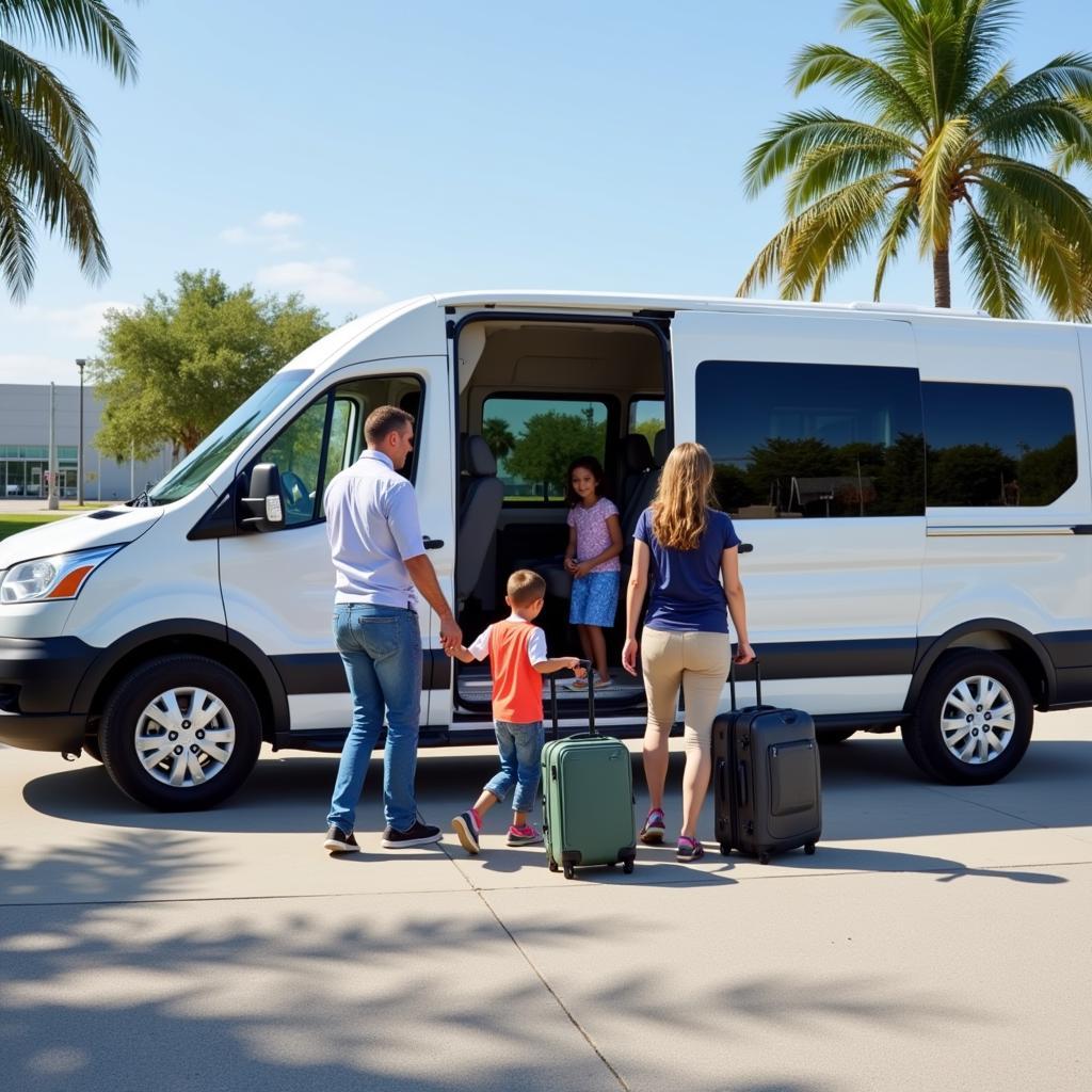 Family Van at Orlando Airport