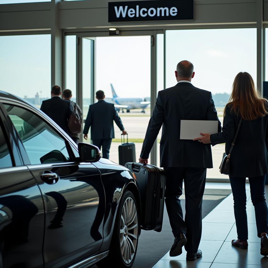 Private Car Pickup at Airport