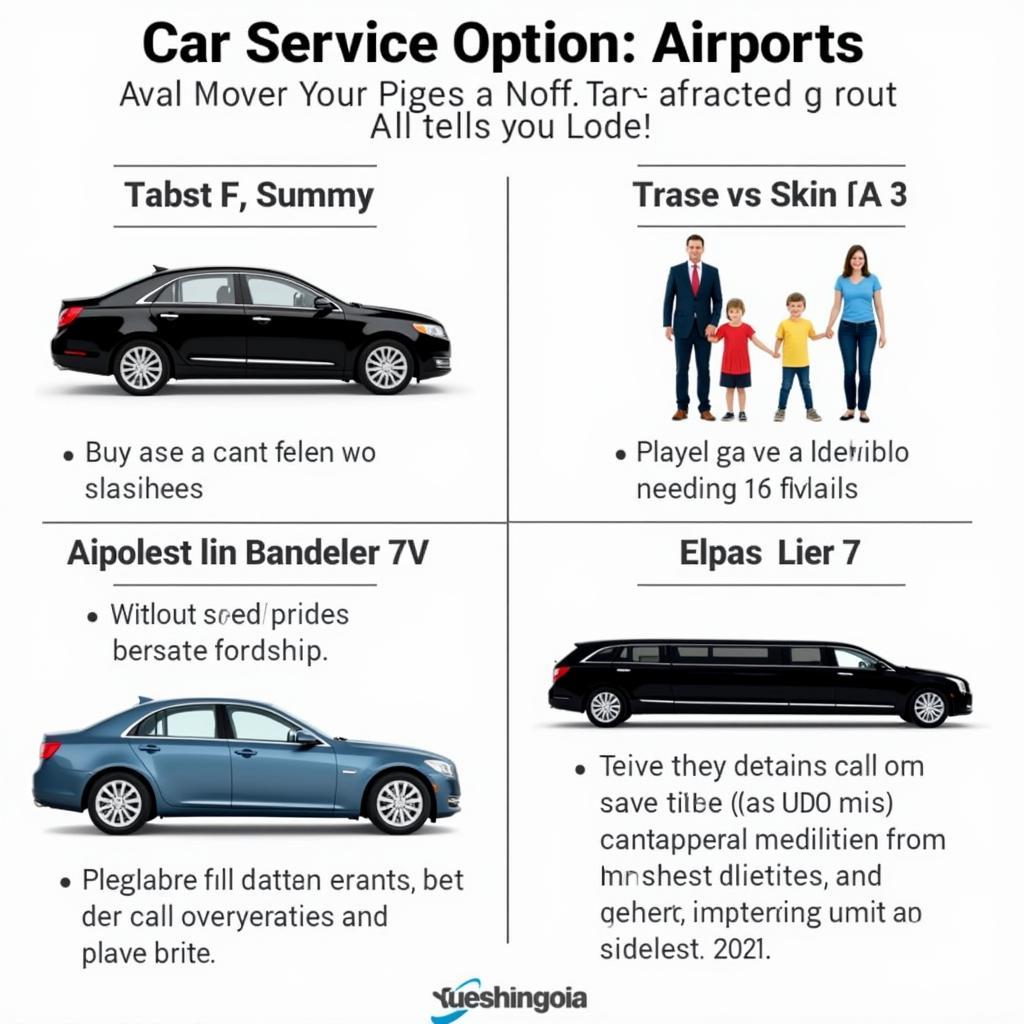 All City Airport Car Service Options: Sedan, SUV, Limousine