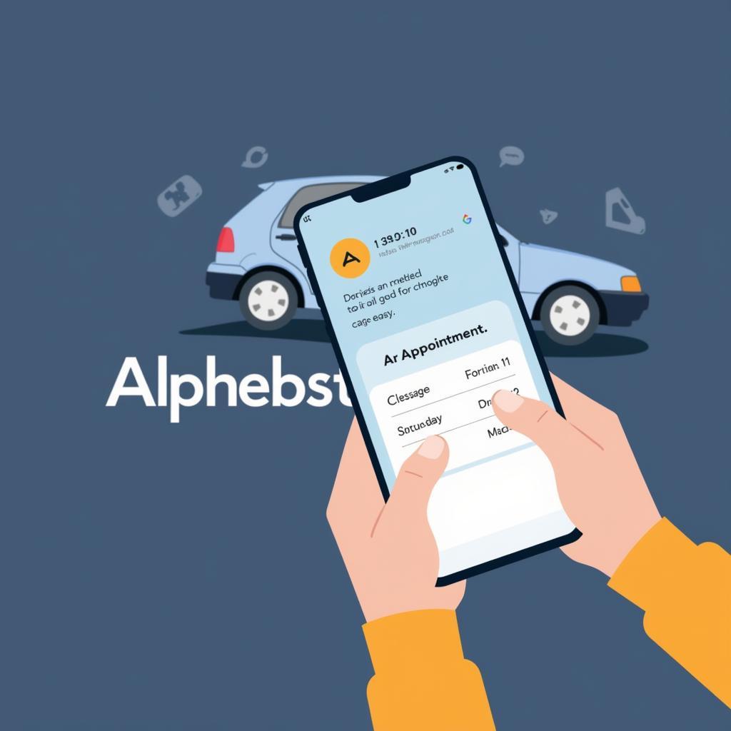 Booking an Alphabet Car Service