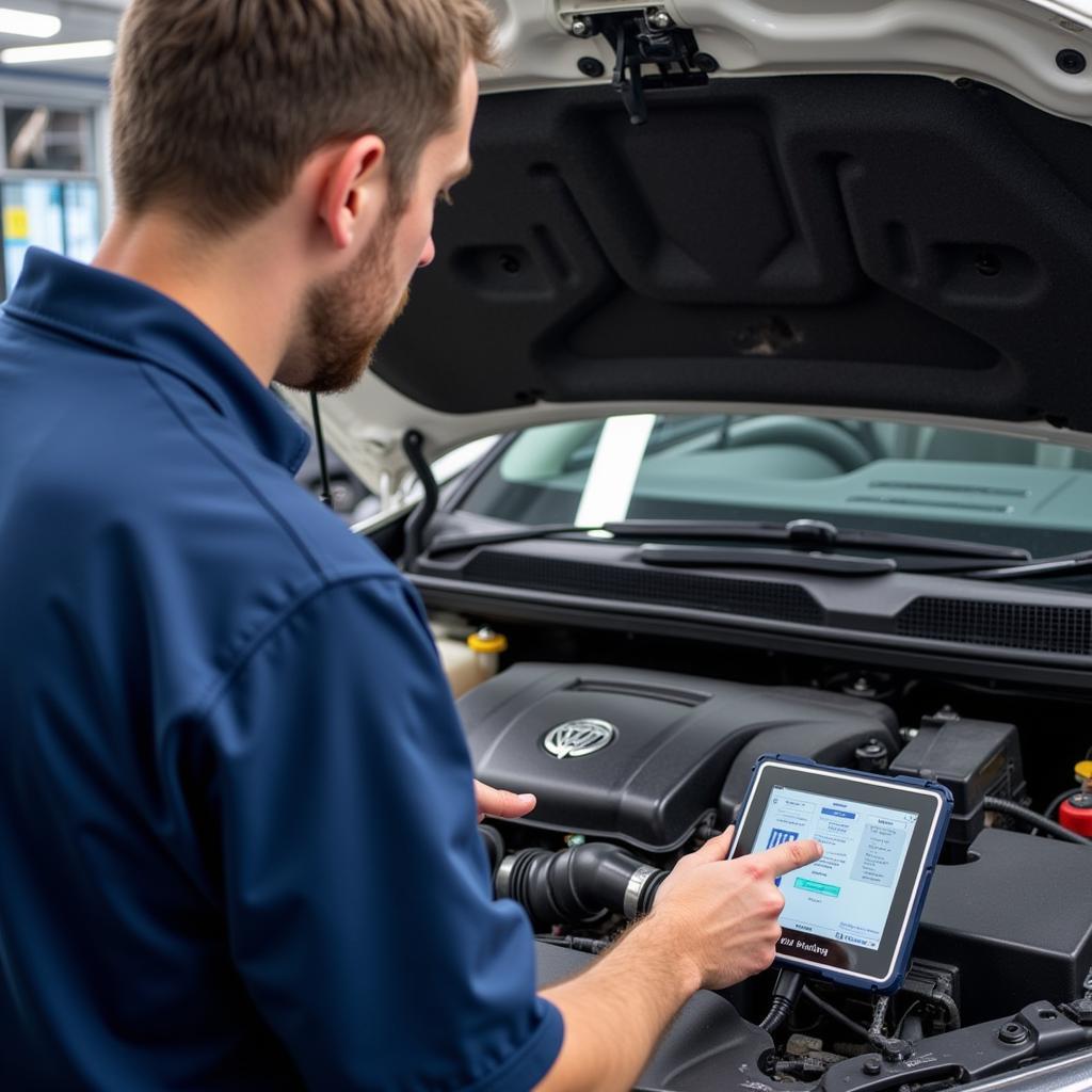 Alton Car Service Checking Engine