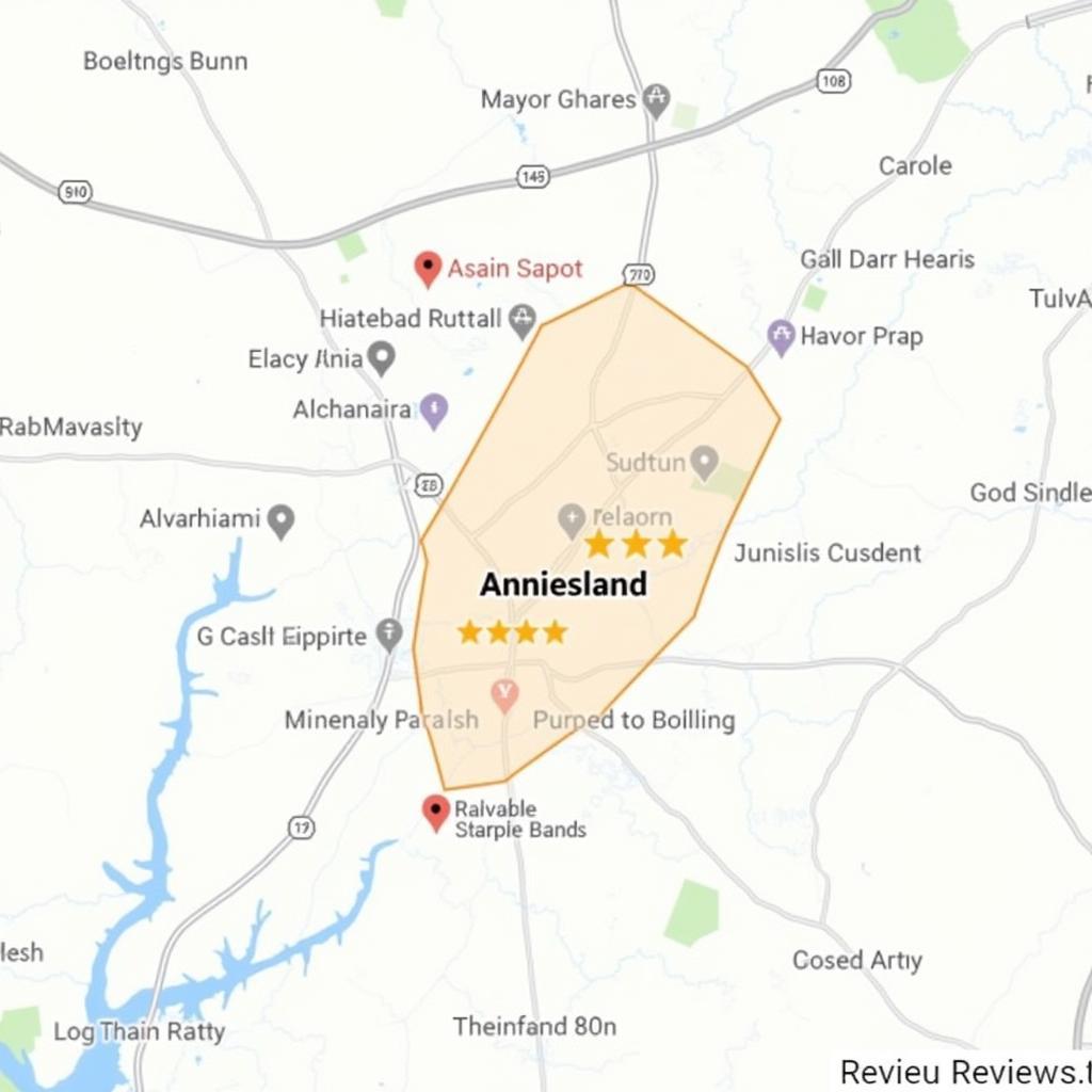 Map of Anniesland showing various car service locations