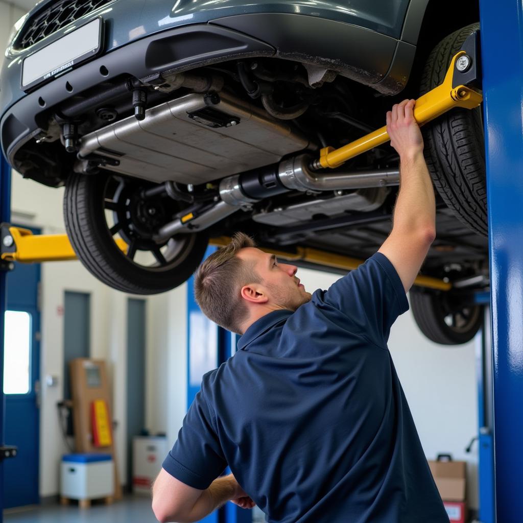 Annual Car Lift Service by a Qualified Technician