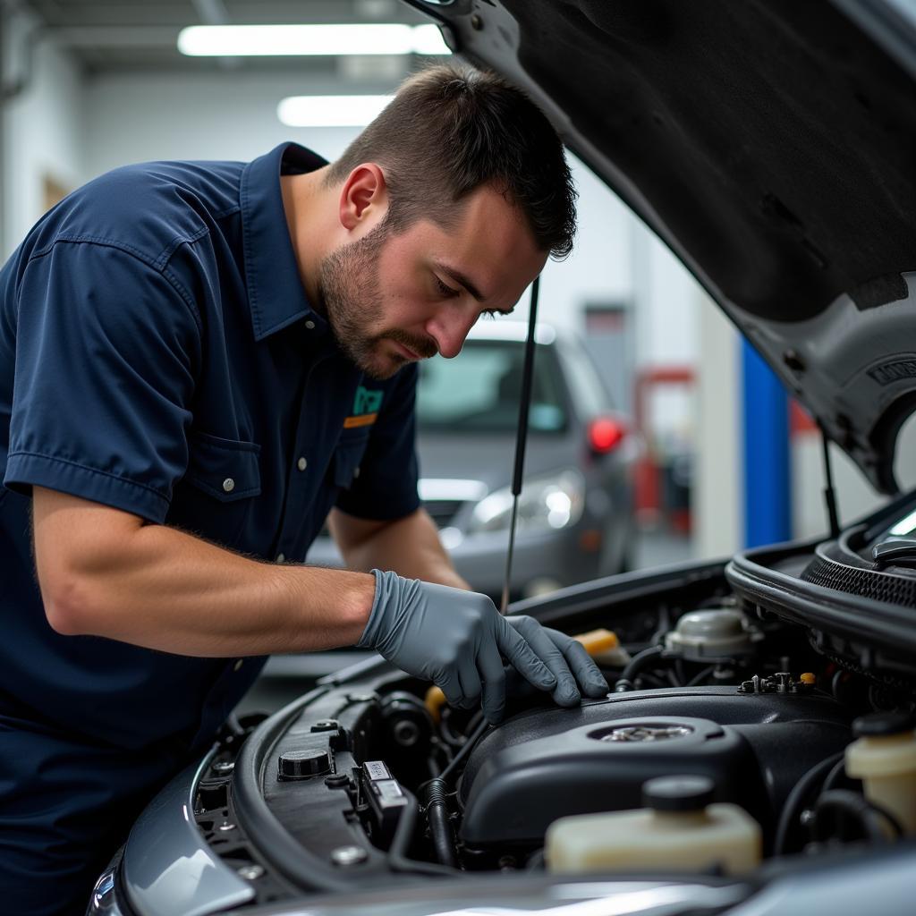 Arnold Clark Technician at Work