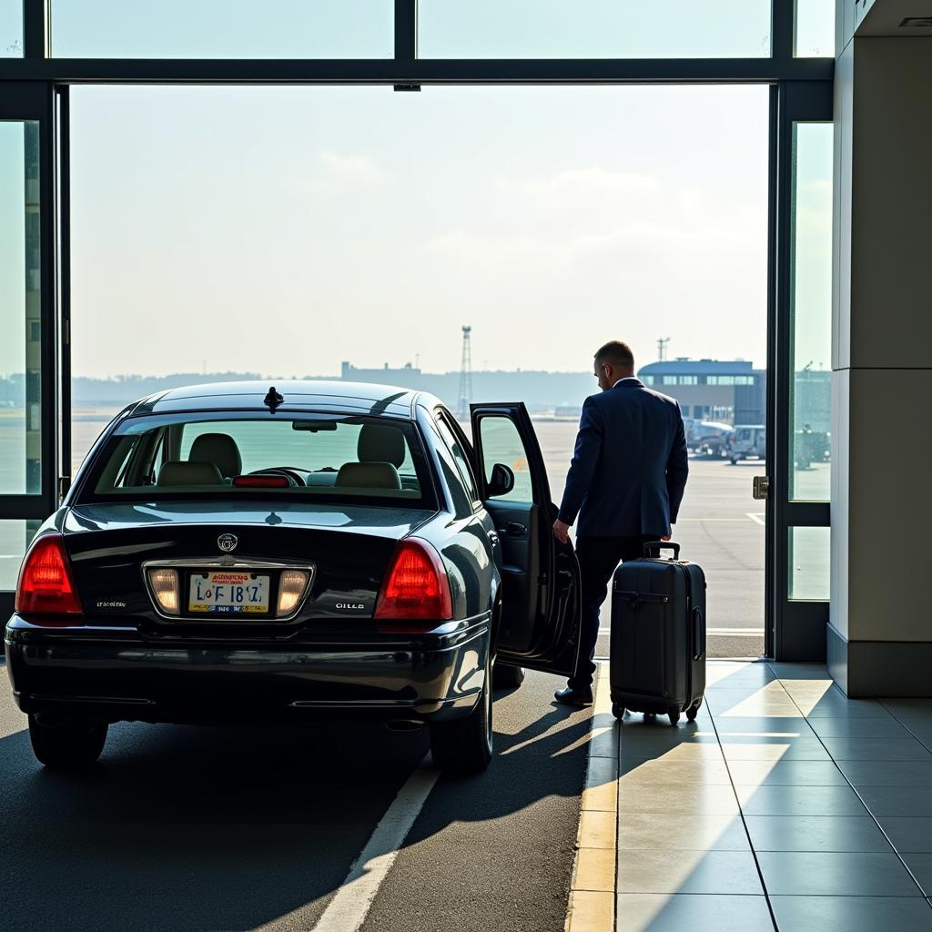 Arriving at LaGuardia with Car Service Waiting