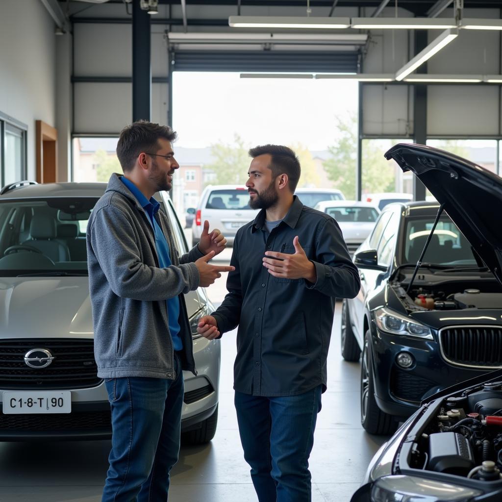 Asking the Right Questions at a Car Service