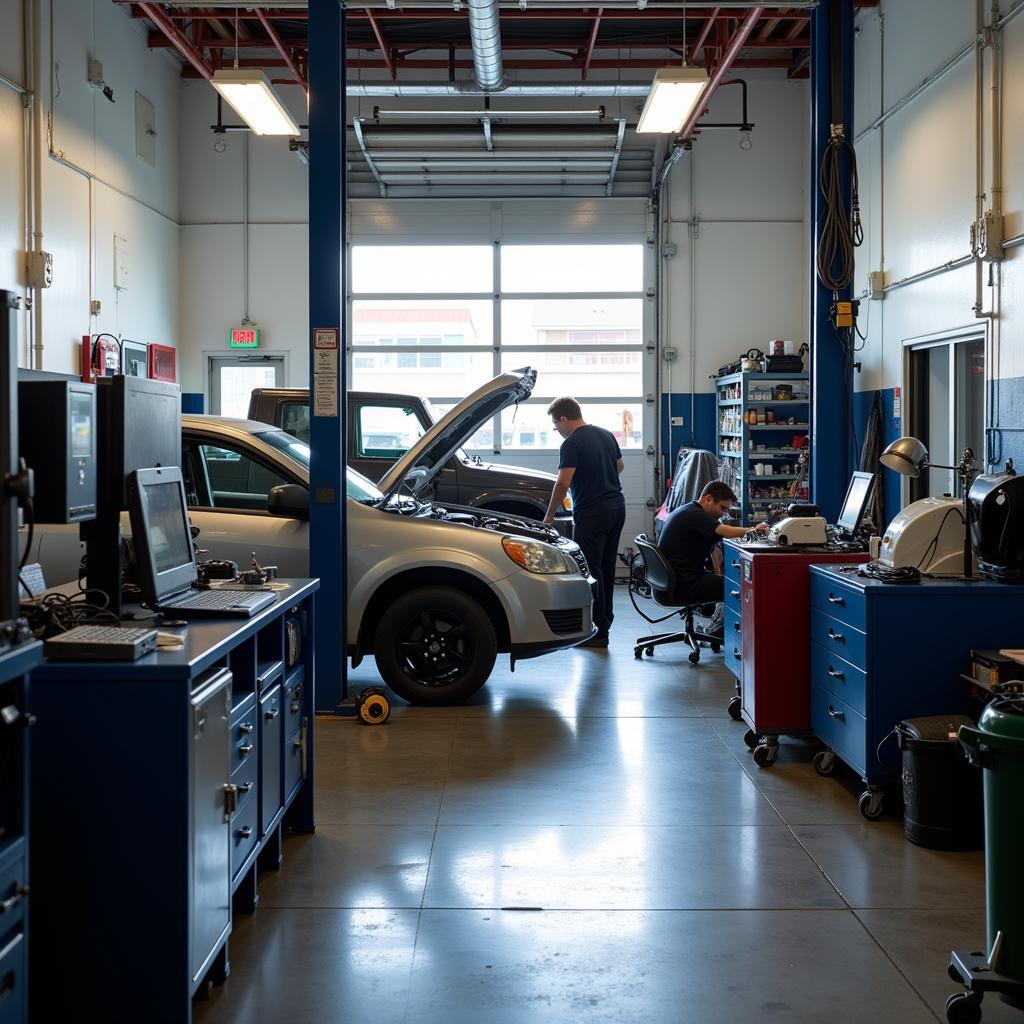 Modern Car Repair Shop in Astoria