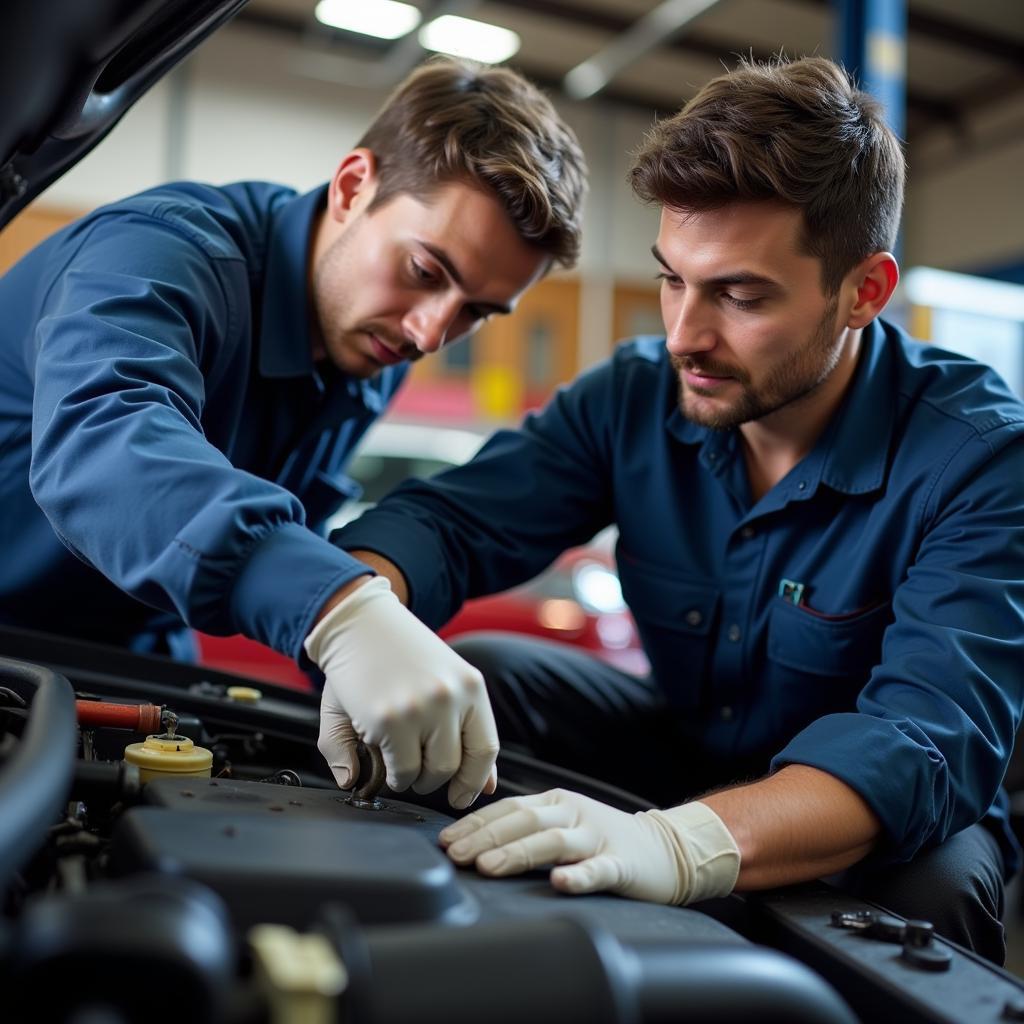 Astoria Mechanic Performing Thorough Car Inspection