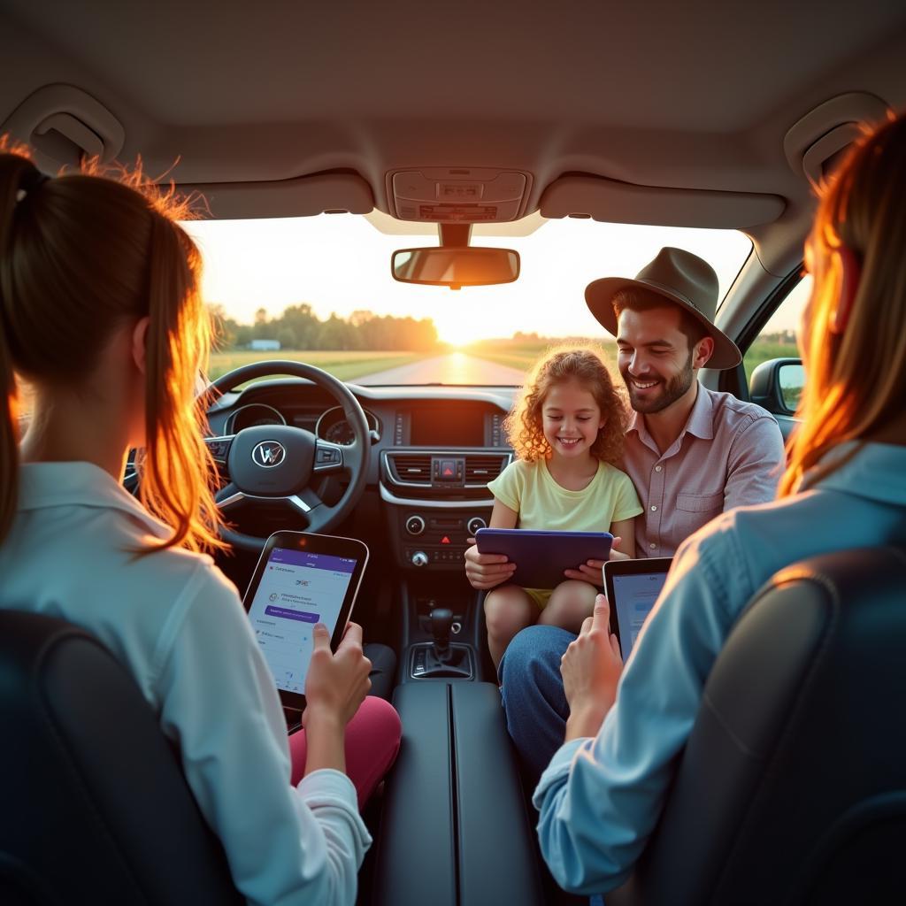 AT&T Connected Car Family on Road Trip