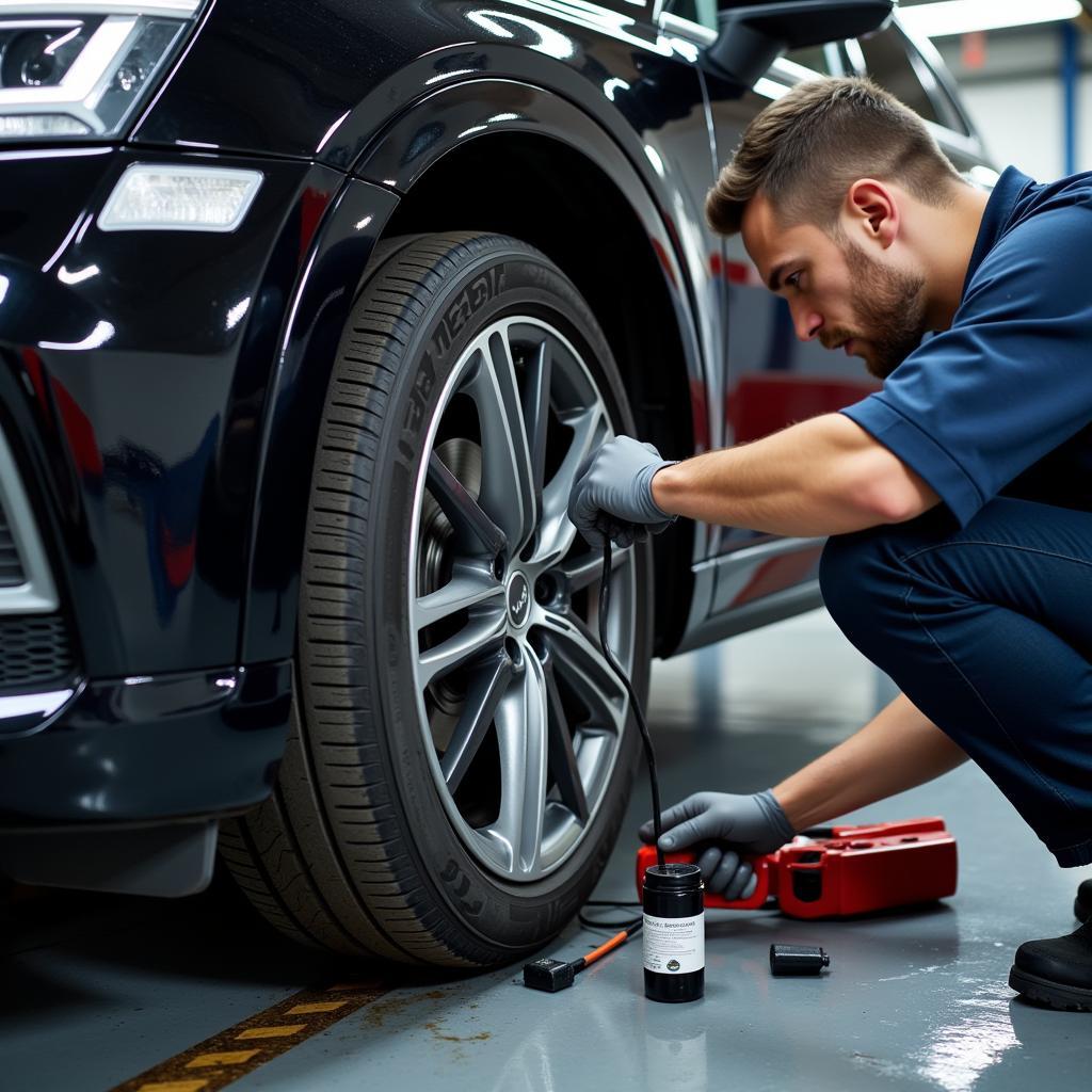 Audi Car Service Inspection Near Wrexham