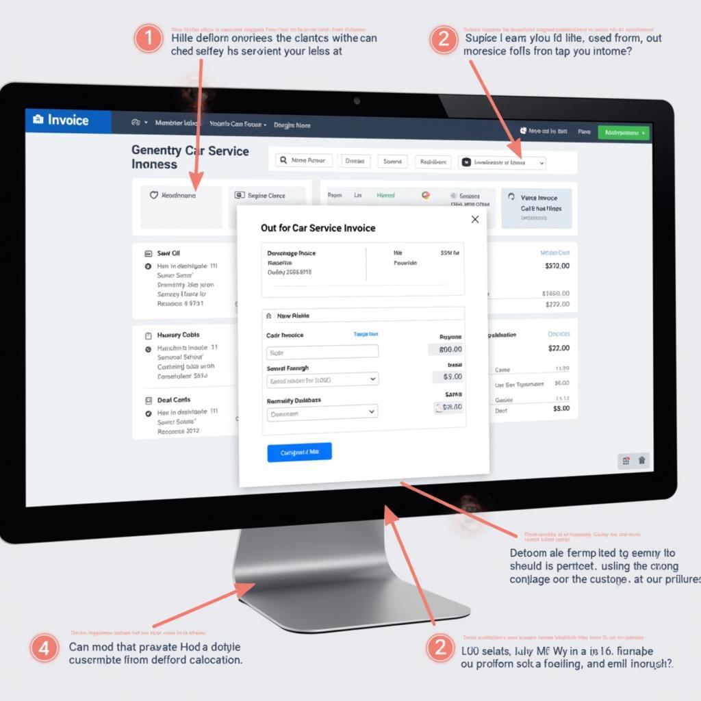 Automating car service invoicing with software