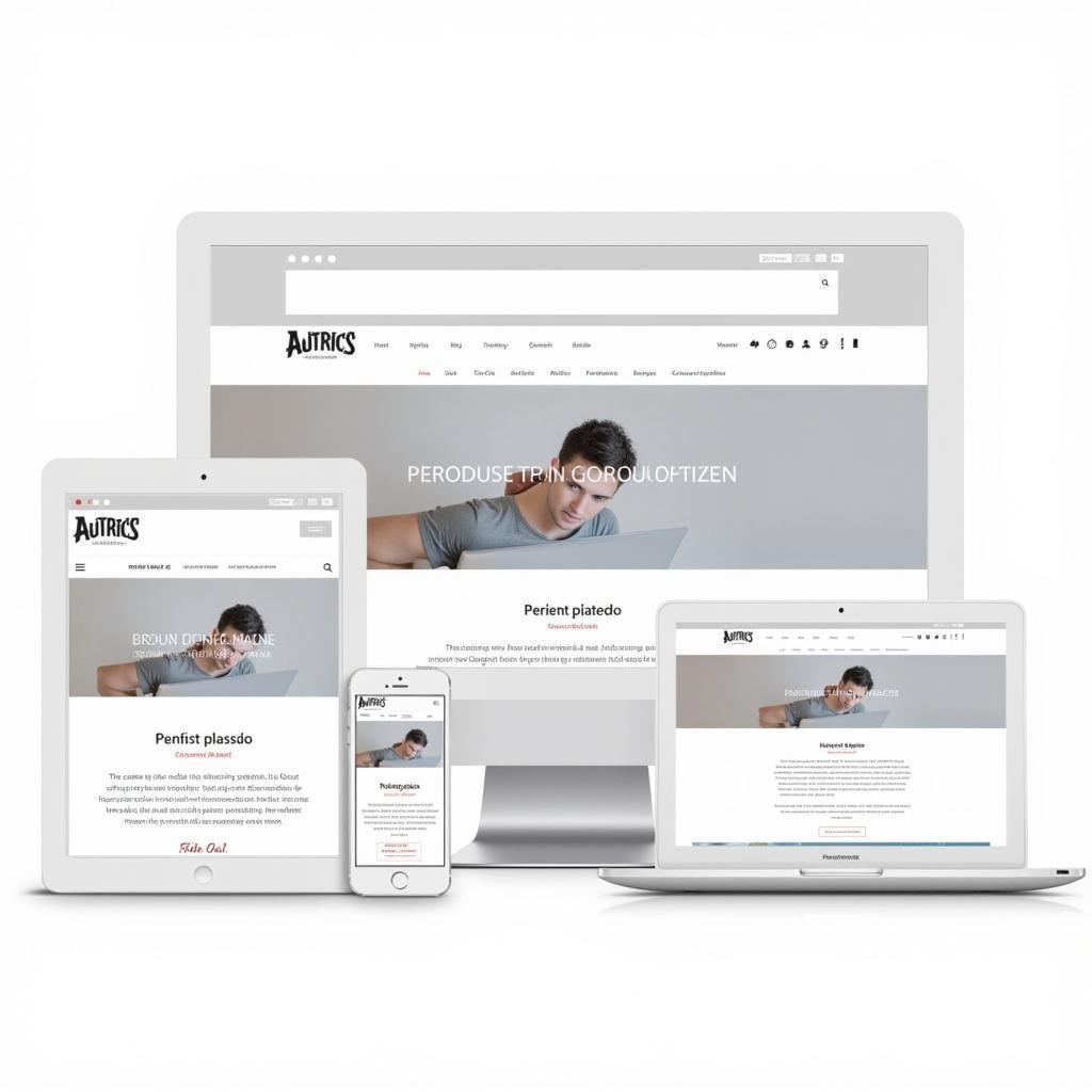 Autrics Theme Mobile Responsive Design